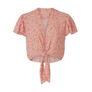 COLOR ME COURTNEY‎ Ellie Floral Crop Top Lightweight Women's SIZE 4